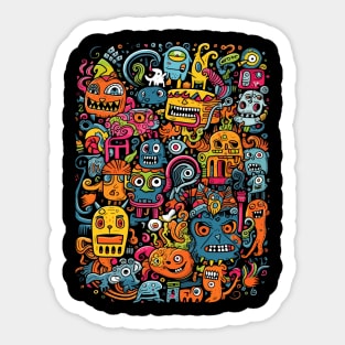 Monster Frenzy Sticker